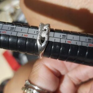 NIB SOLID STERLING SILVER CABLE LINK AVON DESIGNER INSPIRED RING WOMEN'S SIZE 7